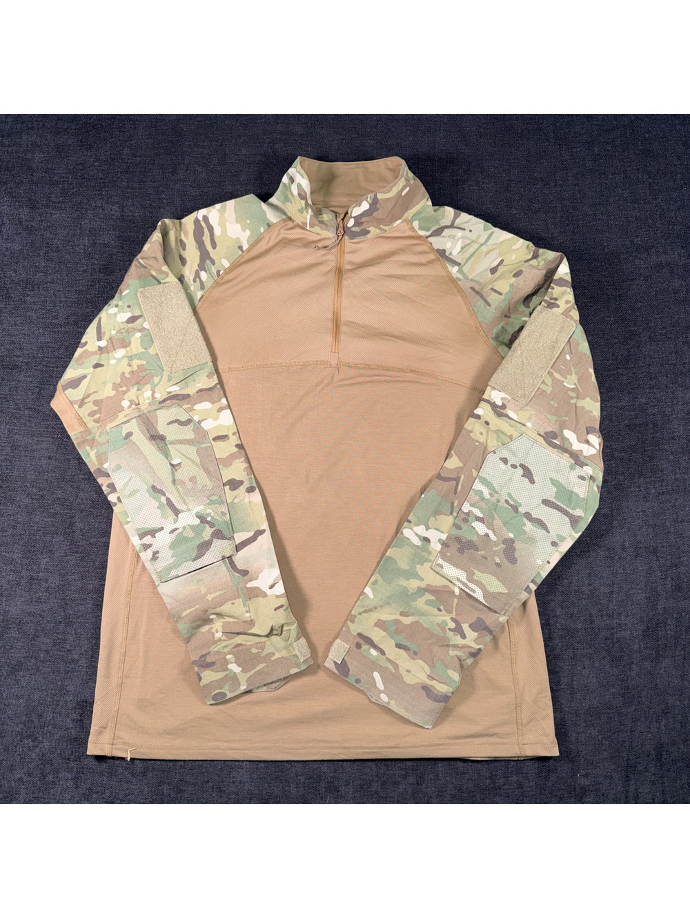Condor XL Tactical Combat Shirt Multicam Sleeves with Tan Body